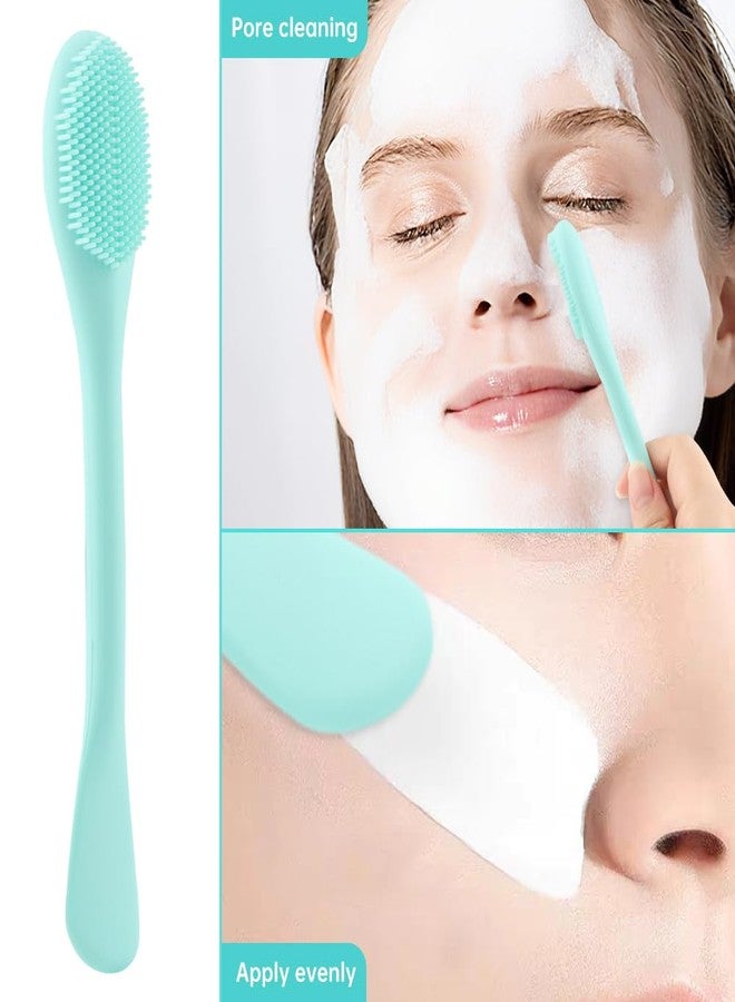 CfoPiryx Silicone Nose Blackhead Remover Tool Set, 3 in 1 Nose Scrubber Black Head Remover for Face, Face Scrubber Skin Care Scraper Mask Applicator Spatula for Men Women Deep Cleansing - Image 5